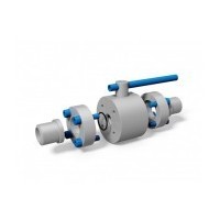 MHA welded end two way flange ball valve KH-AS series